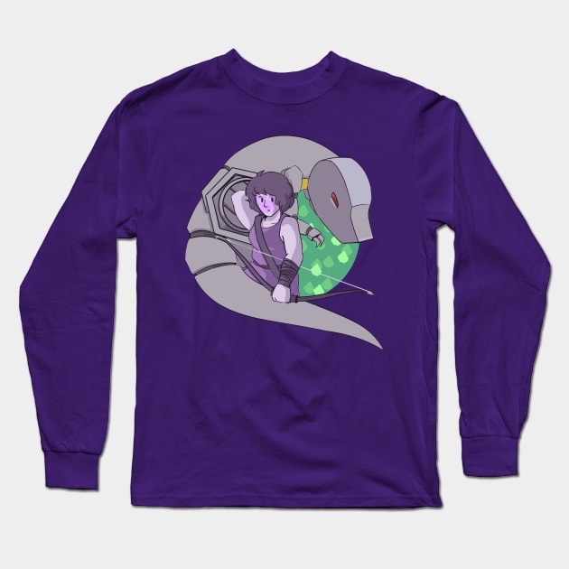 grim and connie Long Sleeve T-Shirt by inkpocket